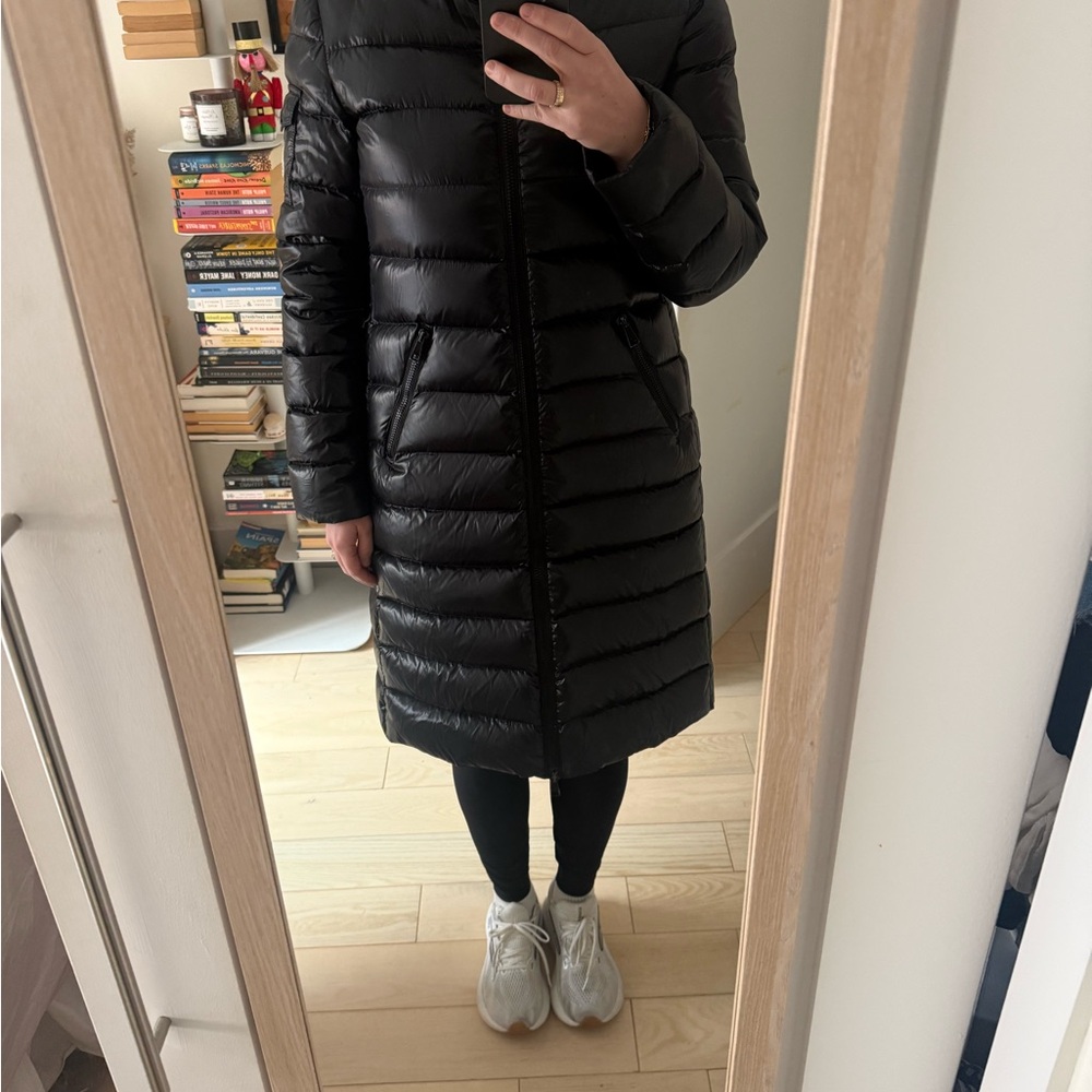 Moncler Shiny Black Jacket
